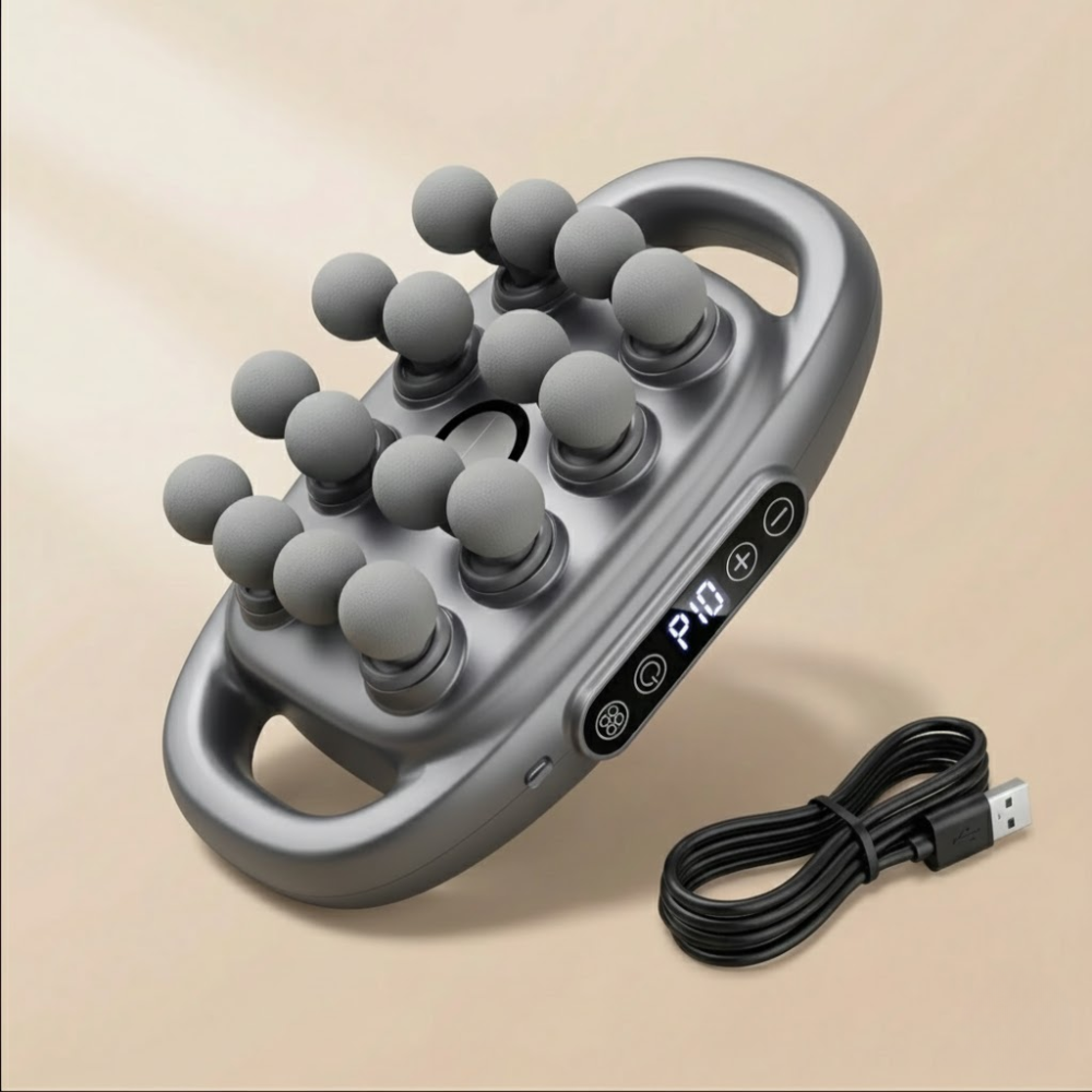 Norvexia 16-Head Deep Tissue Body Massager Gun